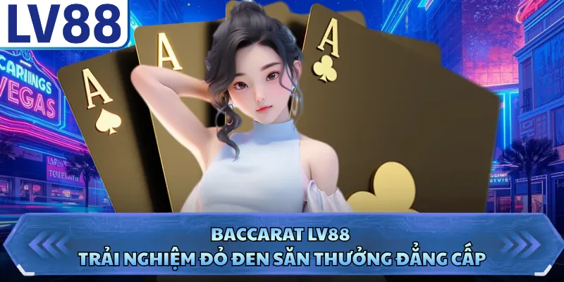 Baccarat LV88 - Trải Nghiệm Đỏ Đen Săn Thưởng Đẳng Cấp
