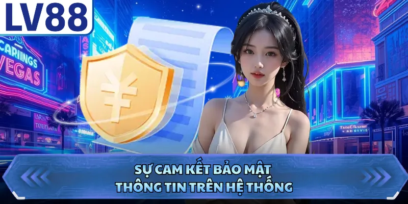 Sự cam kết bảo mật thông tin trên hệ thống
