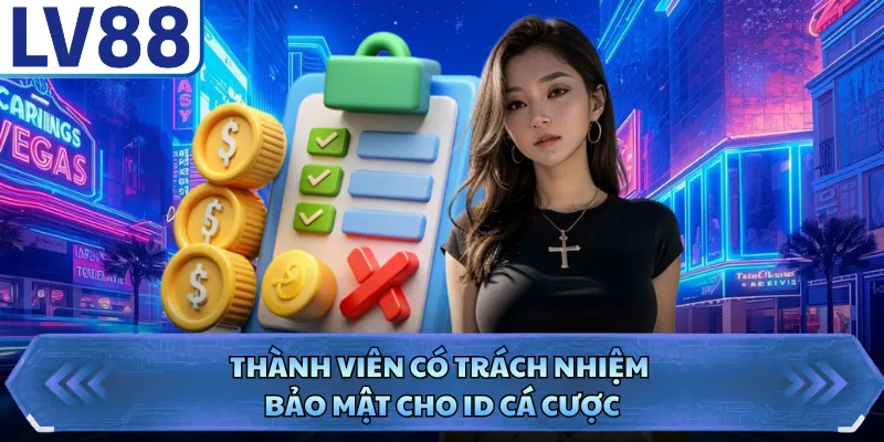 Thành viên có trách nhiệm bảo mật cho ID cá cược
